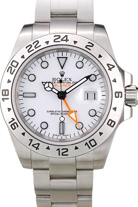 Good copy rolex watches Watch Dial Bezel Steel Rolex White Stainless Explorer 0716